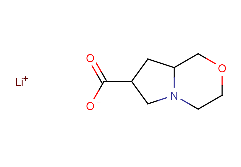 lithium(1+) ion hexahydro-1H-pyrrolo[2,1-c]morpholine-7-carboxylate