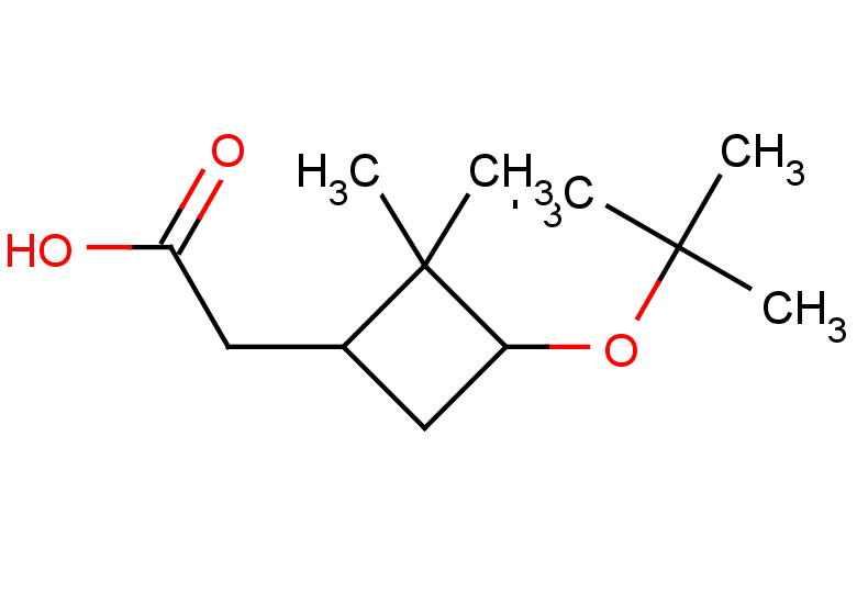 2-[3-(tert-butoxy)-2,2-dimethylcyclobutyl]acetic acid, Mixture of diastereomers