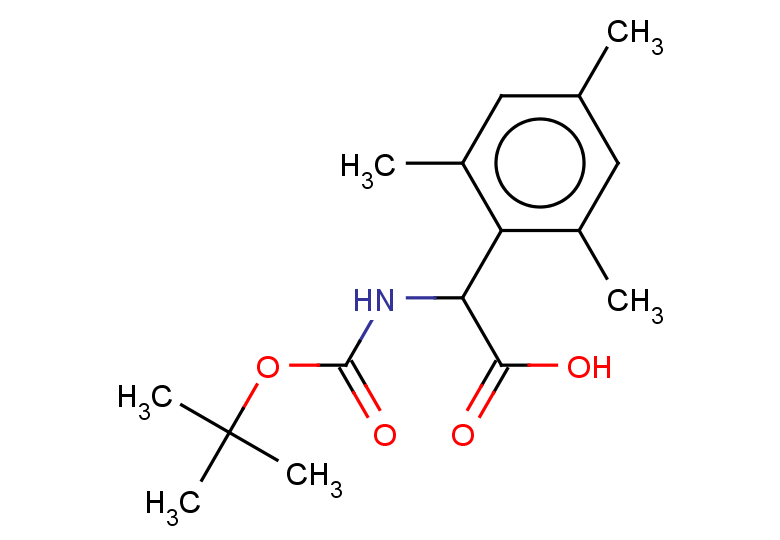 2-{[(tert-butoxy)carbonyl]amino}-2-(2,4,6-trimethylphenyl)acetic acid