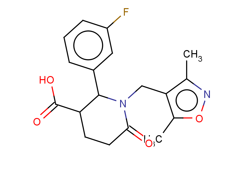 1-[(dimethyl-1,2-oxazol-4-yl)methyl]-2-(3-fluorophenyl)-6-oxopiperidine-3-carboxylic acid