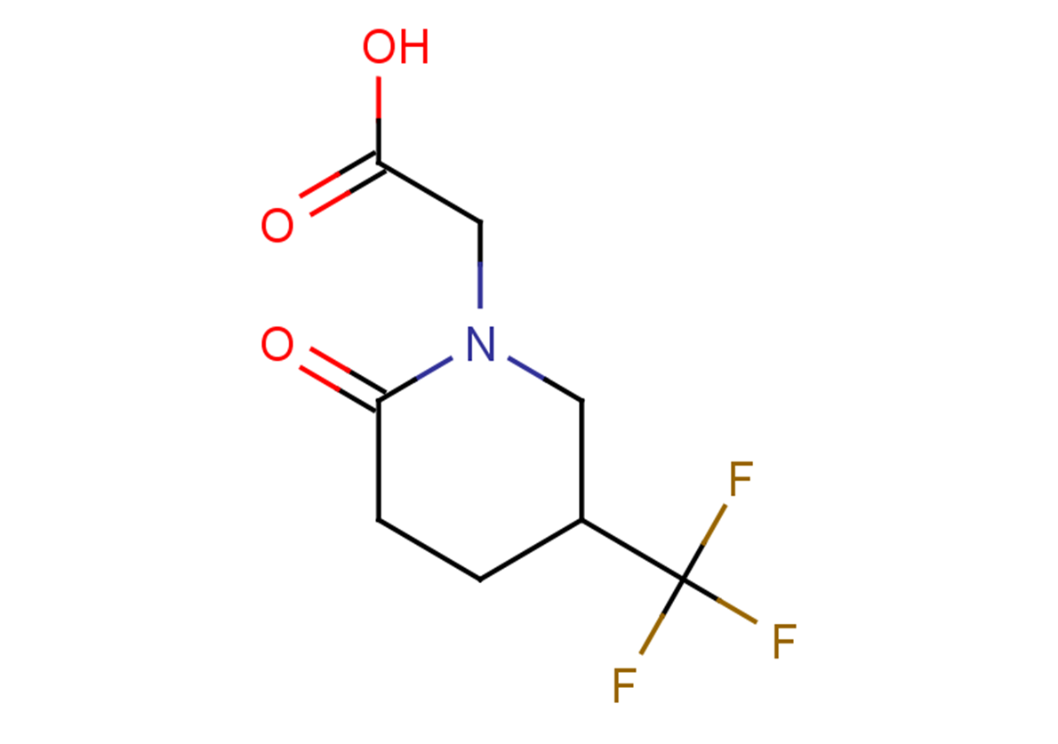 2-[2-oxo-5-(trifluoromethyl)piperidin-1-yl]acetic acid