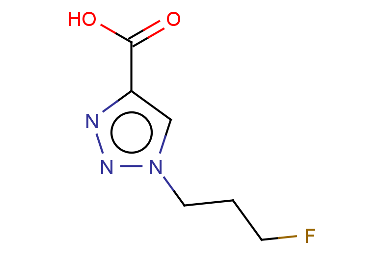 1-(3-fluoropropyl)-1H-1,2,3-triazole-4-carboxylic acid
