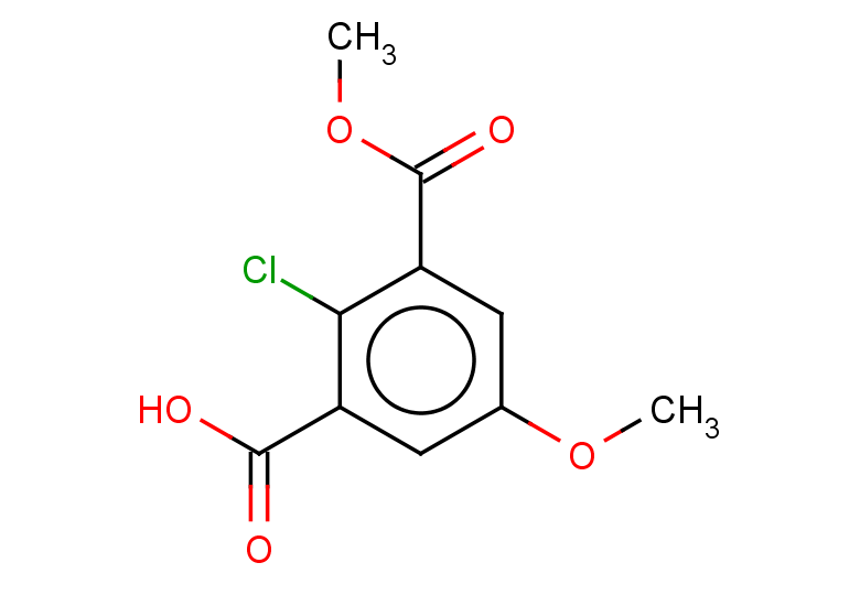 2-chloro-5-methoxy-3-(methoxycarbonyl)benzoic acid