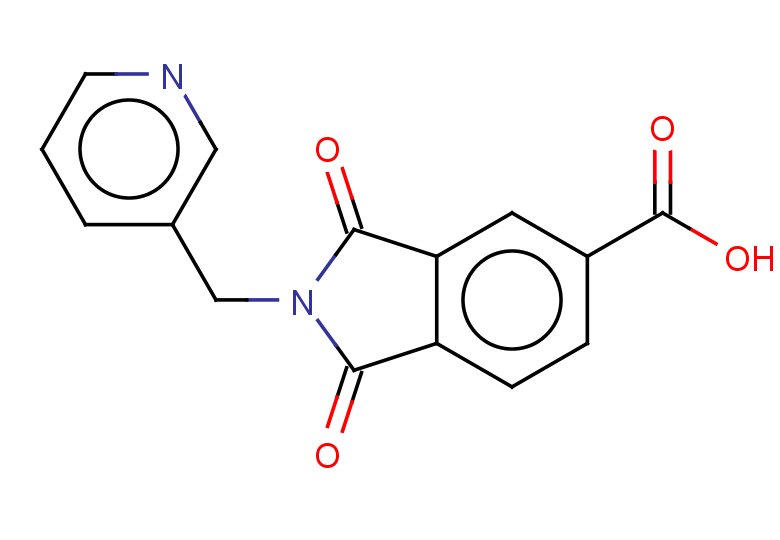 1,3-dioxo-2-[(pyridin-3-yl)methyl]-2,3-dihydro-1H-isoindole-5-carboxylic acid