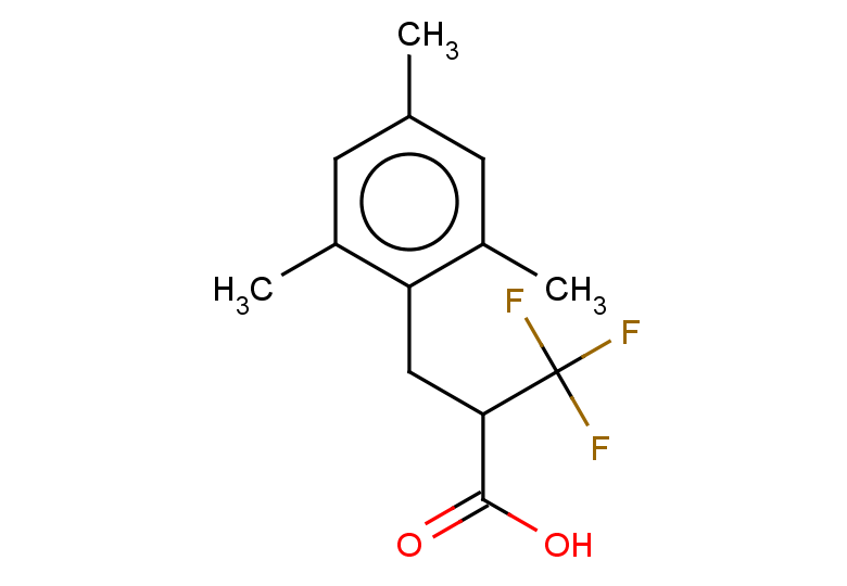 3,3,3-trifluoro-2-[(2,4,6-trimethylphenyl)methyl]propanoic acid