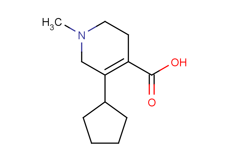 5-cyclopentyl-1-methyl-1,2,3,6-tetrahydropyridine-4-carboxylic acid