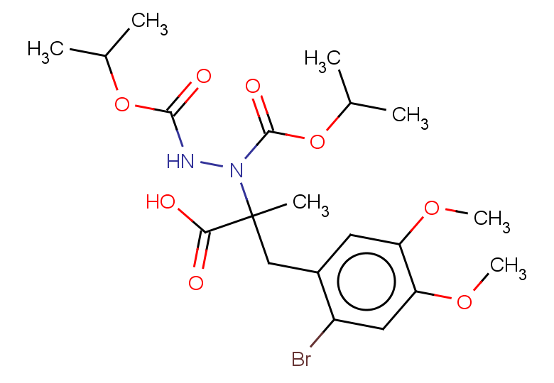 3-(2-bromo-4,5-dimethoxyphenyl)-2-methyl-2-{[(propan-2-yloxy)carbonyl]({[(propan-2-yloxy)carbonyl]amino})amino}propanoic acid