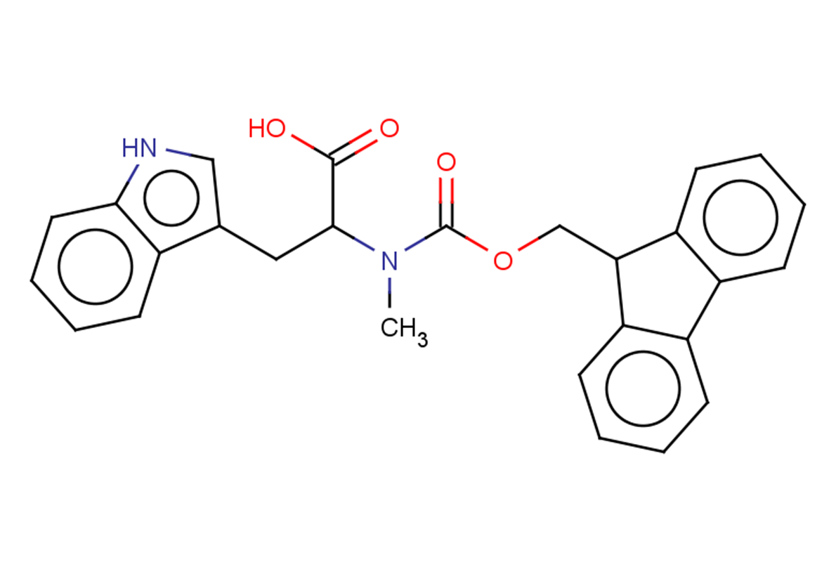 2-({[(9H-fluoren-9-yl)methoxy]carbonyl}(methyl)amino)-3-(1H-indol-3-yl)propanoic acid