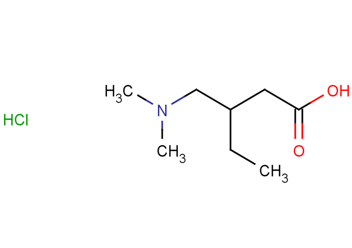 3-[(dimethylamino)methyl]pentanoic acid hydrochloride