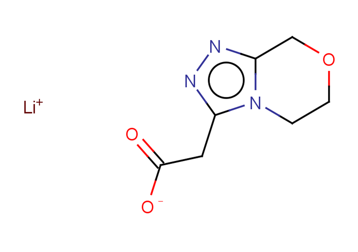 lithium(1+) ion 2-{5H,6H,8H-[1,2,4]triazolo[3,4-c][1,4]oxazin-3-yl}acetate