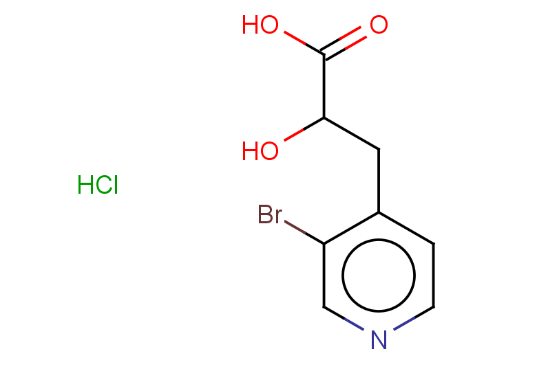 3-(3-bromopyridin-4-yl)-2-hydroxypropanoic acid hydrochloride