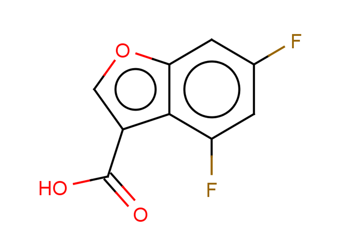 4,6-difluoro-1-benzofuran-3-carboxylic acid