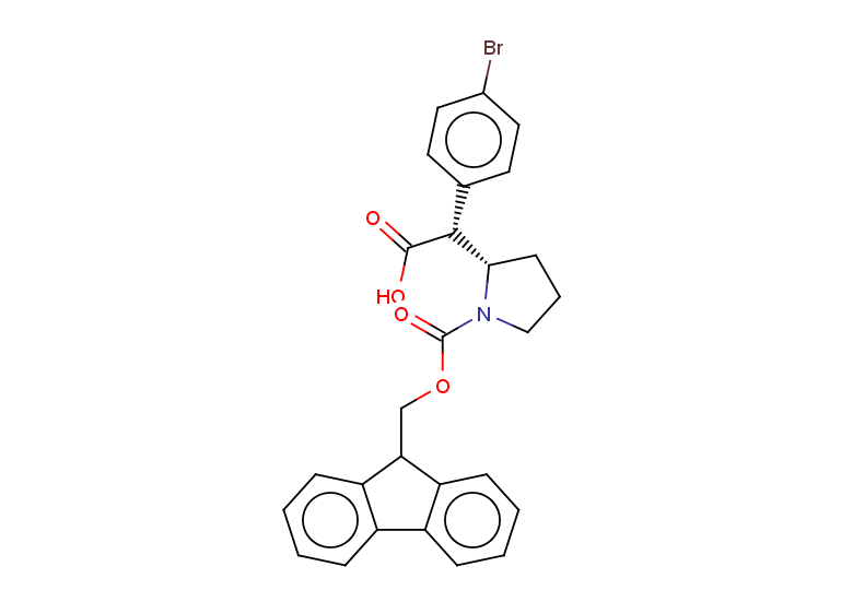 rac-(2R)-2-(4-bromophenyl)-2-[(2S)-1-{[(9H-fluoren-9-yl)methoxy]carbonyl}pyrrolidin-2-yl]acetic acid