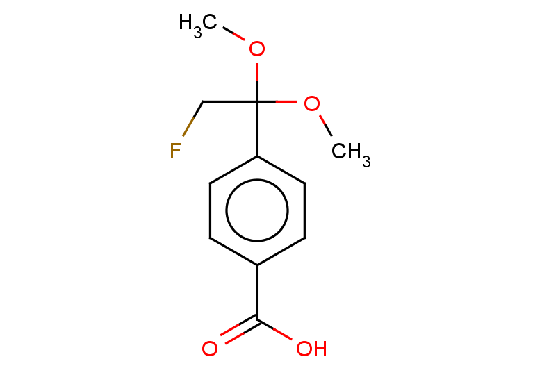 4-(2-fluoro-1,1-dimethoxyethyl)benzoic acid