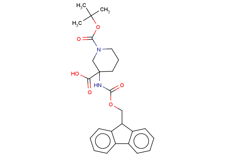 1-[(tert-butoxy)carbonyl]-3-{[(9H-fluoren-9-ylmethoxy)carbonyl]amino}piperidine-3-carboxylic acid