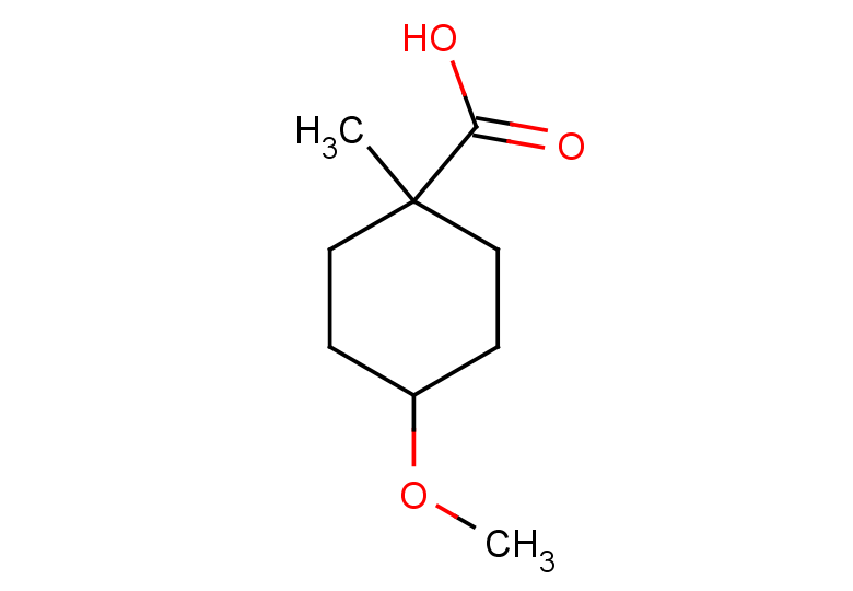 4-methoxy-1-methylcyclohexane-1-carboxylic acid, Mixture of diastereomers