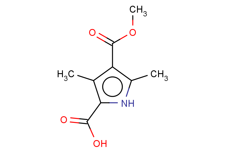 4-(methoxycarbonyl)-3,5-dimethyl-1H-pyrrole-2-carboxylic acid