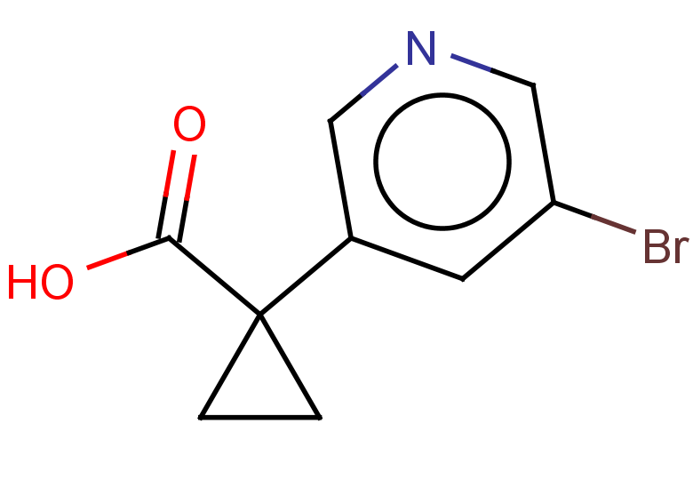 1-(5-bromopyridin-3-yl)cyclopropane-1-carboxylic acid