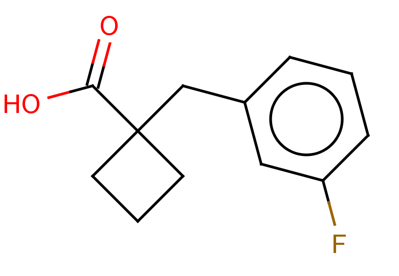 1-[(3-fluorophenyl)methyl]cyclobutane-1-carboxylic acid
