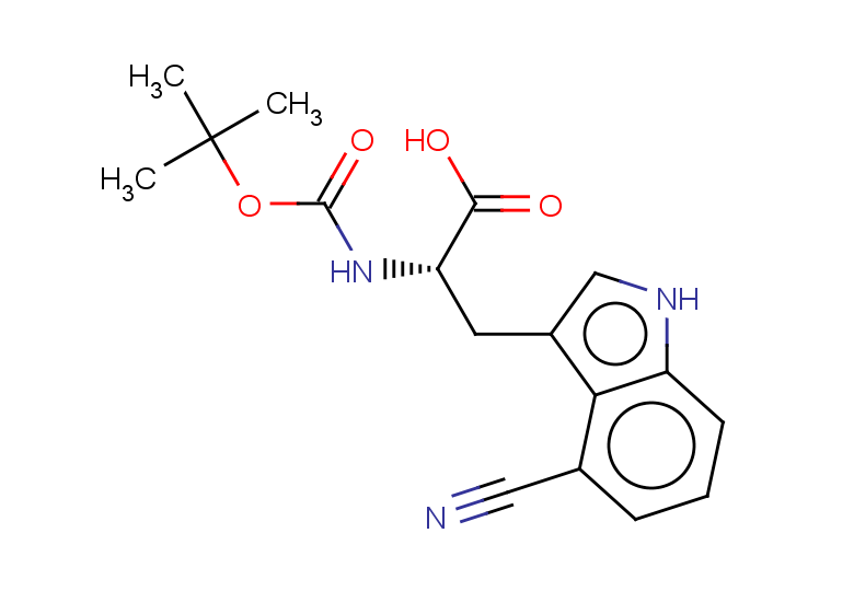(2S)-2-{[(tert-butoxy)carbonyl]amino}-3-(4-cyano-1H-indol-3-yl)propanoic acid