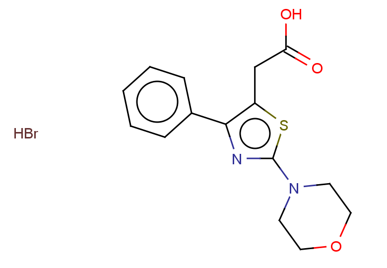 2-[2-(morpholin-4-yl)-4-phenyl-1,3-thiazol-5-yl]acetic acid hydrobromide