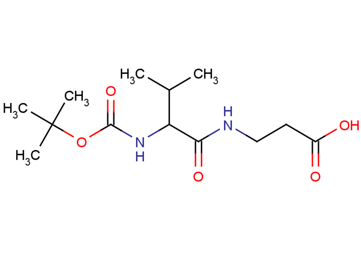 3-(2-{[(tert-butoxy)carbonyl]amino}-3-methylbutanamido)propanoic acid