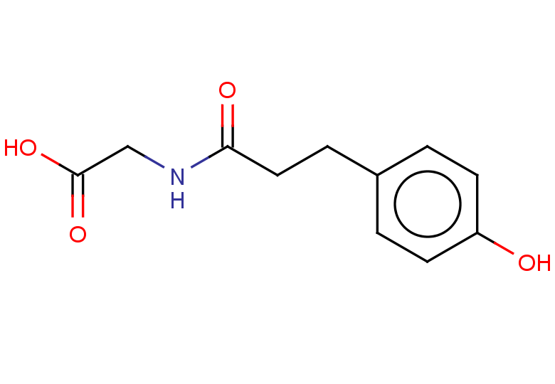 2-[3-(4-hydroxyphenyl)propanamido]acetic acid