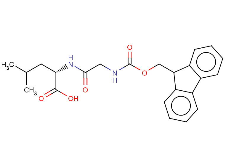 (2S)-2-[2-({[(9H-fluoren-9-yl)methoxy]carbonyl}amino)acetamido]-4-methylpentanoic acid