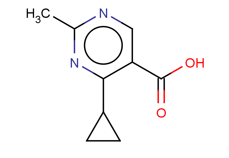 4-cyclopropyl-2-methylpyrimidine-5-carboxylic acid
