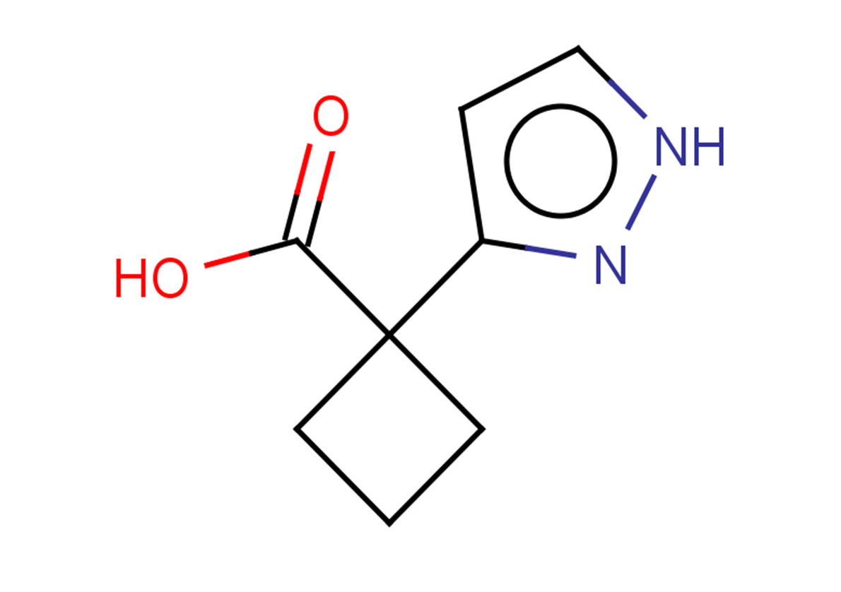 1-(1H-pyrazol-3-yl)cyclobutane-1-carboxylic acid