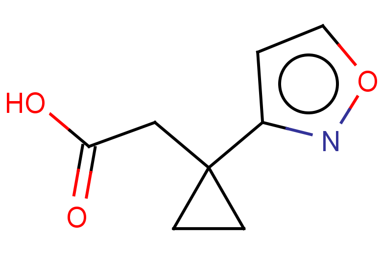2-[1-(1,2-oxazol-3-yl)cyclopropyl]acetic acid