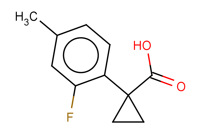 1-(2-fluoro-4-methylphenyl)cyclopropane-1-carboxylic acid