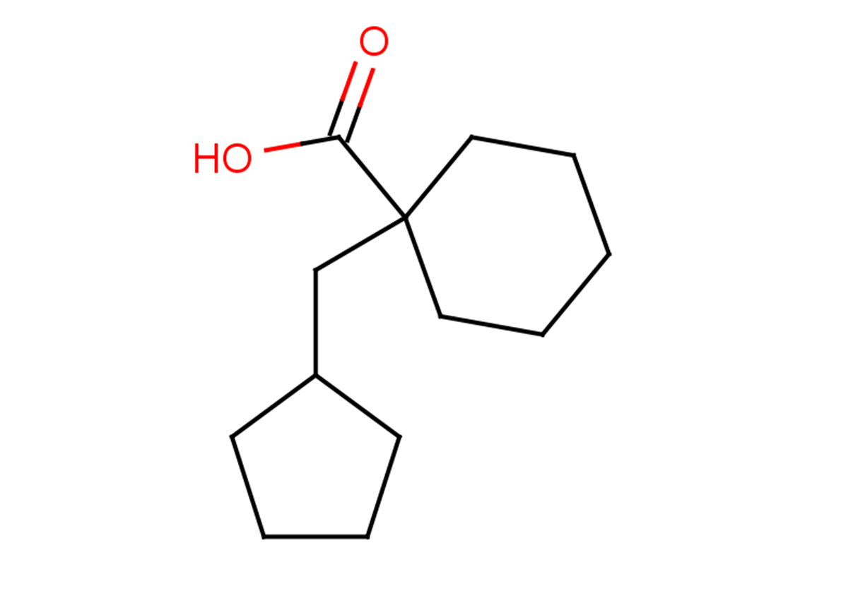 1-(cyclopentylmethyl)cyclohexane-1-carboxylic acid