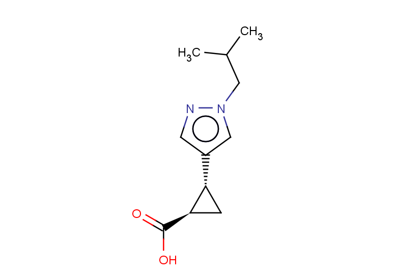 rac-(1R,2R)-2-[1-(2-methylpropyl)-1H-pyrazol-4-yl]cyclopropane-1-carboxylic acid, trans