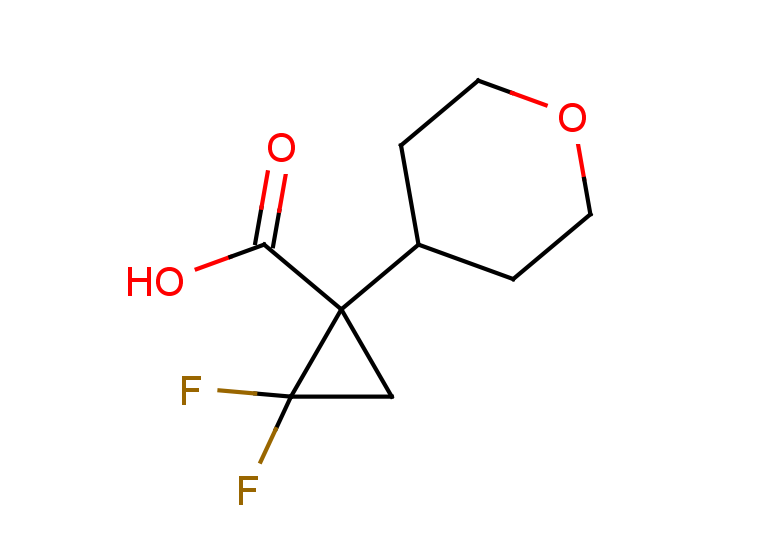 2,2-difluoro-1-(oxan-4-yl)cyclopropane-1-carboxylic acid