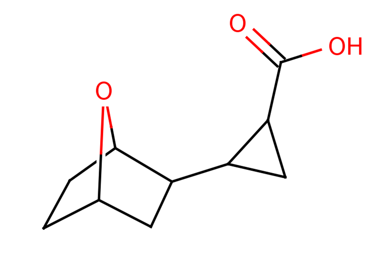 2-{7-oxabicyclo[2.2.1]heptan-2-yl}cyclopropane-1-carboxylic acid