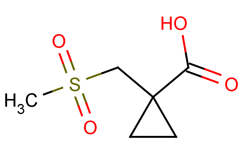 1-(methanesulfonylmethyl)cyclopropane-1-carboxylic acid