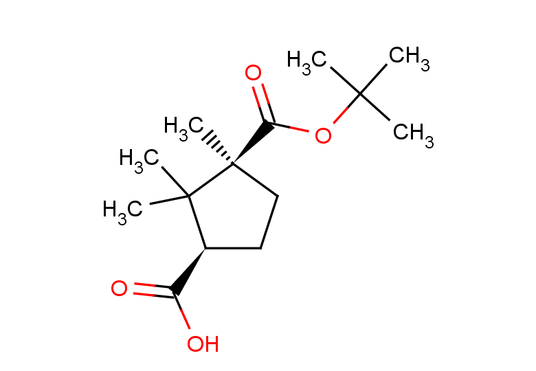 (1R,3S)-3-[(tert-butoxy)carbonyl]-2,2,3-trimethylcyclopentane-1-carboxylic acid