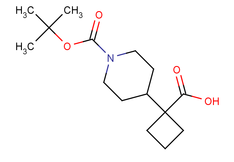 1-{1-[(tert-butoxy)carbonyl]piperidin-4-yl}cyclobutane-1-carboxylic acid