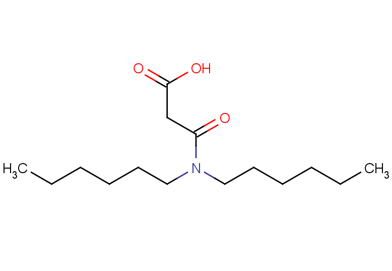 2-(dihexylcarbamoyl)acetic acid