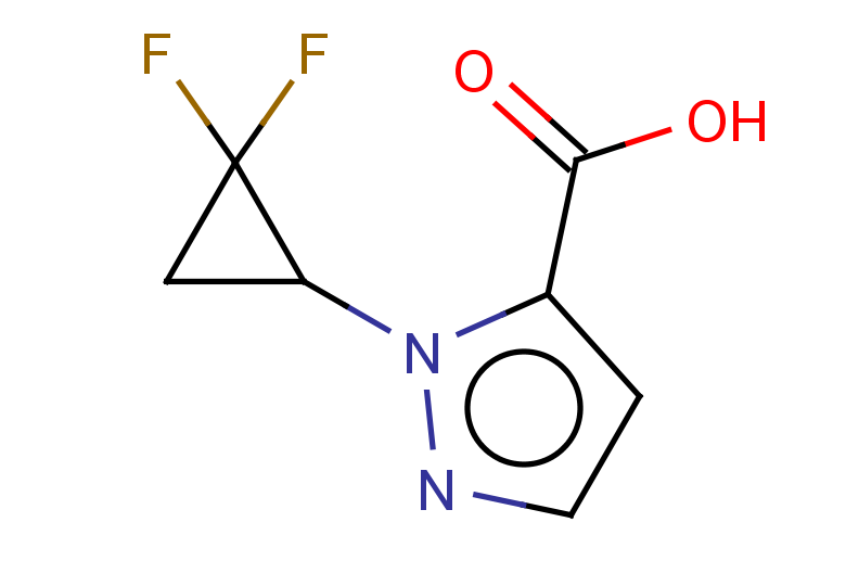 1-(2,2-difluorocyclopropyl)-1H-pyrazole-5-carboxylic acid