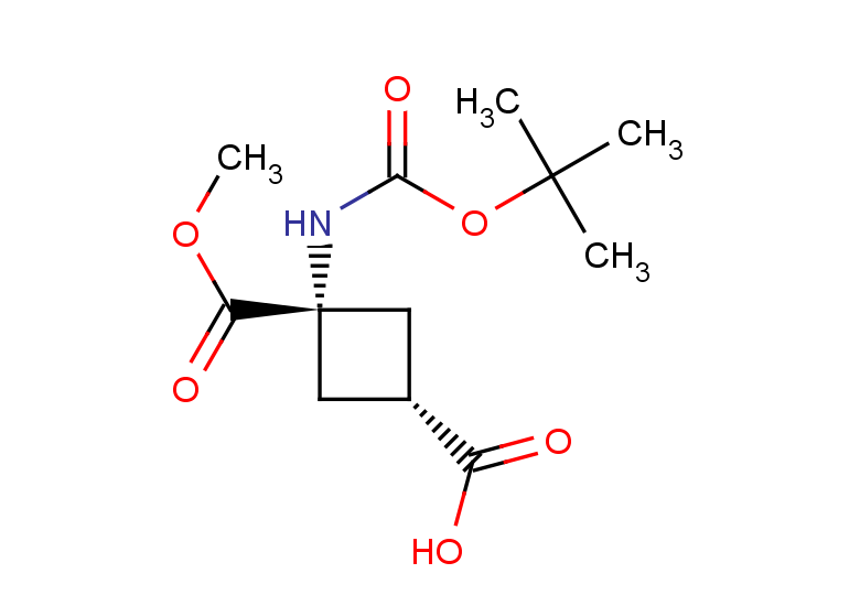 rac-(1s,3s)-3-{[(tert-butoxy)carbonyl]amino}-3-(methoxycarbonyl)cyclobutane-1-carboxylic acid