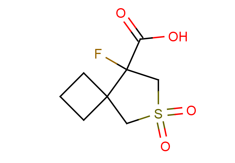 8-fluoro-6,6-dioxo-6lambda6-thiaspiro[3.4]octane-8-carboxylic acid