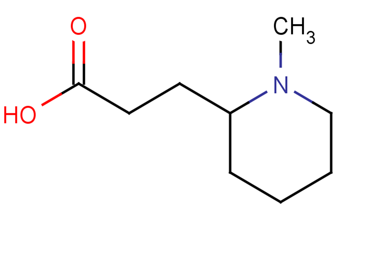 3-(1-methylpiperidin-2-yl)propanoic acid
