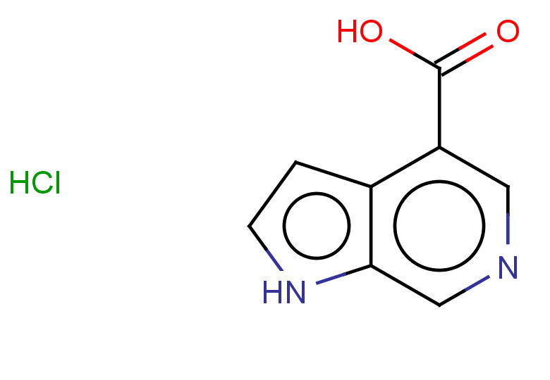 1H-pyrrolo[2,3-c]pyridine-4-carboxylic acid hydrochloride