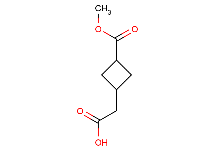 2-[3-(methoxycarbonyl)cyclobutyl]acetic acid, Mixture of diastereomers