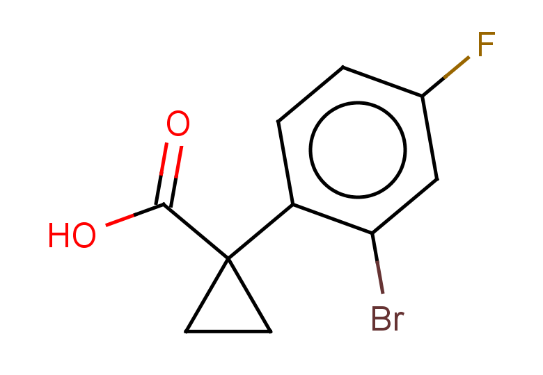 1-(2-bromo-4-fluorophenyl)cyclopropane-1-carboxylic acid