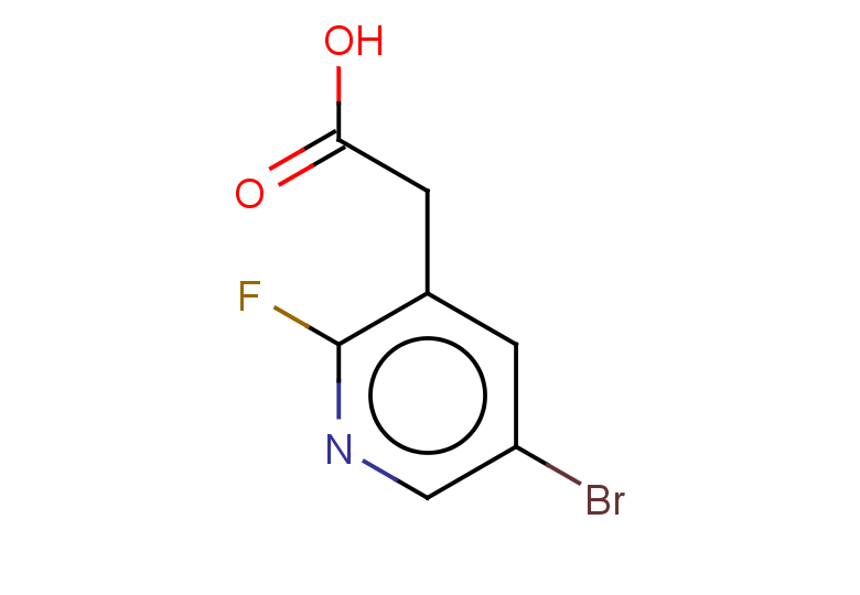 2-(5-bromo-2-fluoropyridin-3-yl)acetic acid