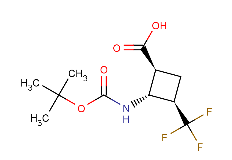 rac-(1R,2S,3S)-2-{[(tert-butoxy)carbonyl]amino}-3-(trifluoromethyl)cyclobutane-1-carboxylic acid