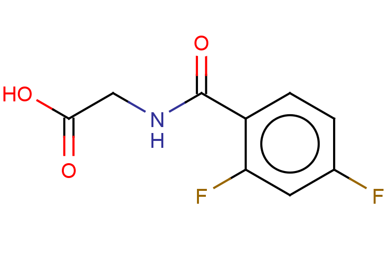 2-[(2,4-difluorophenyl)formamido]acetic acid